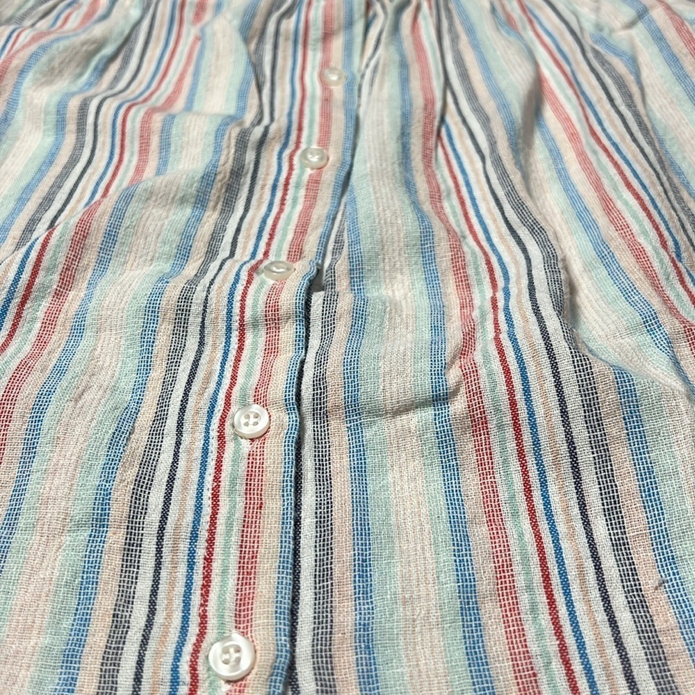 Miss Me off the shoulder striped top - Picture 2 of 4